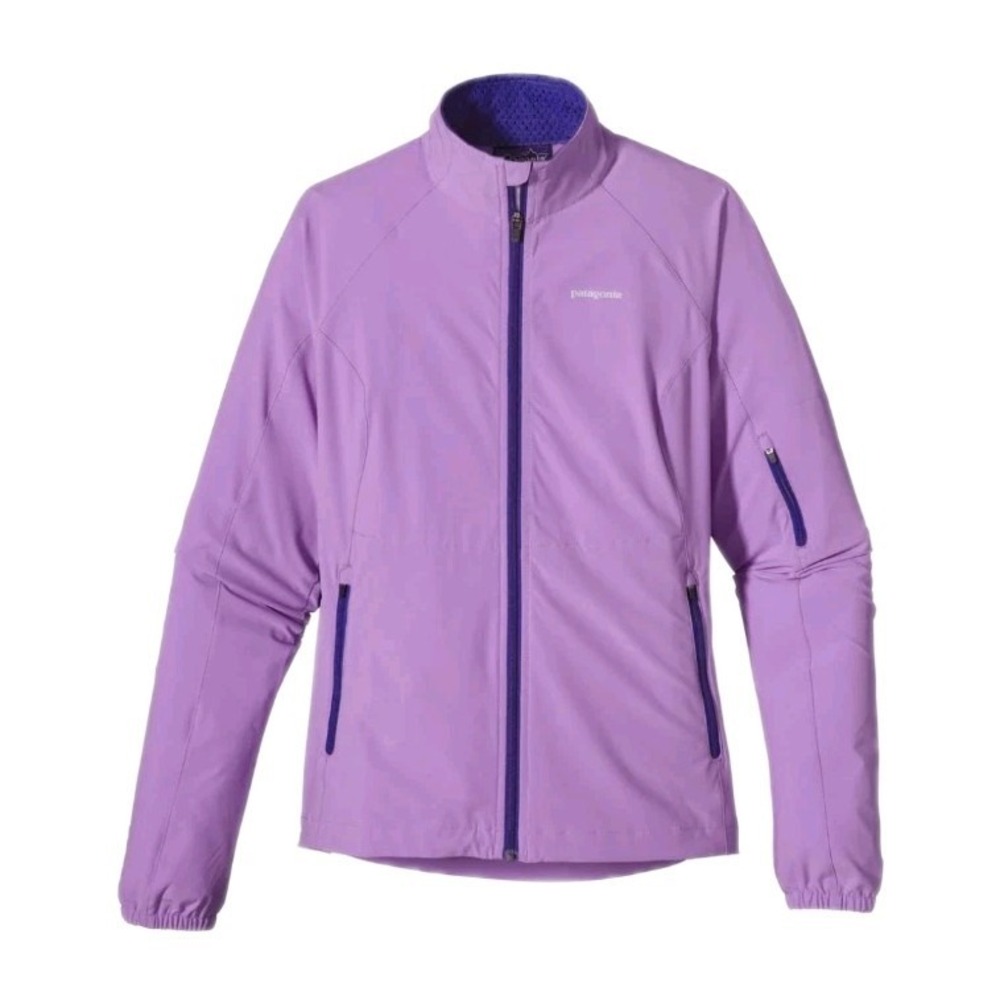 Patagonia‎ Traverse Jacket Womens XS Purple Full Zip Stretch Lightweight Hiking